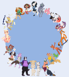 Abbey Amaya ArtCollab Ash_(Artist) Augustus Box_(Artist) Chirpy cokealoka_(Artist) comfit_(Artist) Daisy Flower_Girl Jasmine Jessica juicebot_(Artist) Lucy Madison Matt Mike Molly Paulo Rachel Sandy Stacy Sue Tess Yashy (1863x2085, 1.6MB)