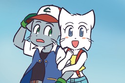 Draw_Stream Lucy Mike MikexLucy parody Taeshi_(Artist) (1200x800, 226KB)