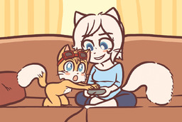 Draw_Stream Kitten Lucy PauloxLucy Taeshi_(Artist) (1200x800, 73KB)