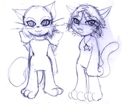 Lucy MouseCat_(Artist) Tess sketch (500x413, 185.5KB)