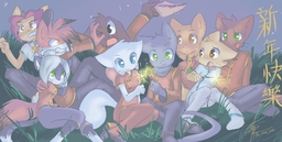 Abbey Daisy David excellent Jasmine kamikazedelbvh_(Artist) Lucy Lunar_new_Year Mike Paulo Sue Tess (1980x1000, 1.1MB)
