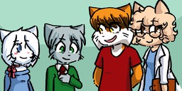 Adult_Daisy Adult_Lucy Adult_Mike Daisy Draw_Stream Lucy Mike Paulo Taeshi_(Artist) (1100x550, 21KB)