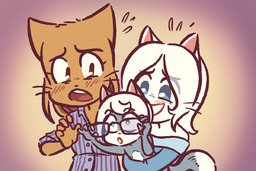 Adult_Lucy Draw_Stream Fork_in_the_Road Kitten Lucy MikexLucy Sue Taeshi_(Artist) (1200x800, 785KB)