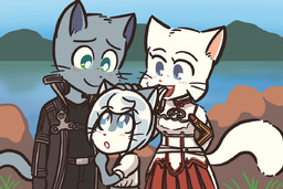 Draw_Stream Kitten Lucy Mike MikexLucy parody Taeshi_(Artist) (1200x800, 565KB)