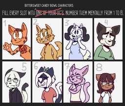 Amaya Augustus James Jasmine Jessica Madison Matt Rachel scrunchmew_(Artist) (1175x990, 290KB)