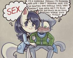 Mike MikexSandy parody Sandy Taeshi_(Artist) (638x507, 144KB)