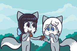Draw_Stream Kitten MikexLucy MikexSandy Porsche Taeshi_(Artist) (1200x800, 336KB)