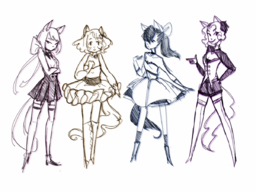 Daisy InvisibleColoration_(Artist) Lucy Magical_Girl_Lucy_Chan Sandy Tess (1200x900, 747KB)