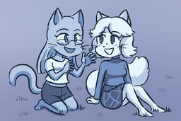 Draw_Stream Lucy's_mother Mike's_mother Taeshi_(Artist) (1200x800, 745KB)