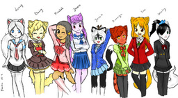 Adult_Lucy Amaya Daisy human Jasmine Jessica Lucy Panda_(Artist) Rachel Sandy Sue (970x535, 251KB)