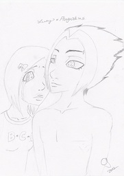 Augustus AugustusxLucy Lucy Red_Snow_Otaku_(Artist) sketch (374x529, 43KB)