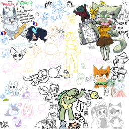 ArtCollab Augustus Bittersweet_Disney_(Artist) Blur Carb_O_Hydrate_(Artist) Chris Daisy David Fern_(Artist) Francis Haley Imeru_(Artist) Katie Lucy LucyxSandy megagallade_(Artist) Mike MikexLucy Paulo Porsche Powerofthree_(Artist) Sandy SandyxFrancis Shiraru_(Artist) splotchi_(Artist) Sue Turtle Yashy Zach (4000x4000, 5.4MB)