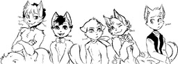 baxter_(Artist) Daisy genderbended Jessica Lucy Sandy Tess (1856x670, 63KB)