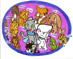 Abbey AbbeyxDaisy Carter Daisy David Kizuna Lucy McCain Mike Paulo Sandy Shapoodle4u_(Artist) Sue Tess Yashy (600x485, 504KB)