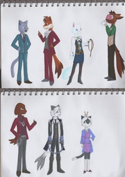 Abbey Augustus David Jasmine Lucy Mike parody Paulo Scientifickitten_(Artist) (1181x1684, 414KB)