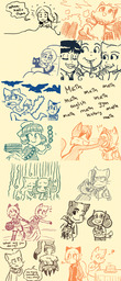 Amaya Augustus commission Daisy David Jordan Lucy Matt Mia Mike MikexLucy MikexSandy Molly parody Paulo Rachel Sandy Sue Taeshi Taeshi_(Artist) (1200x2800, 880KB)