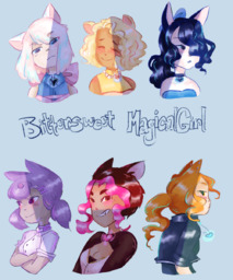 Daisy InvisibleColoration_(Artist) Jessica Lucy Magical_Girl_Daisy_Chan Magical_Girl_Lucy_Chan Melanie Sandy Tess (1000x1200, 974KB)