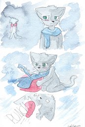 comic Lucy Mike MikexLucy watercolor (1776x2640, 902KB)