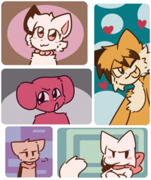 BuzzyVizzi_(Artist) Daisy David Lucy Mike Paulo (600x719, 322KB)