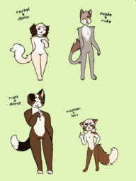 Ash_(Artist) Kitten MadisonxLucy MattxDavid MikexPaulo RachelxDaisy (900x1200, 272KB)