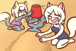 Draw_Stream Kitten Lucy Mike MikexLucy Taeshi_(Artist) (1200x800, 776KB)