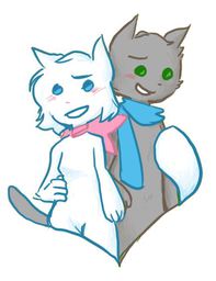 akpaley_(Artist) doodle Lucy Mike MikexLucy (433x564, 35KB)