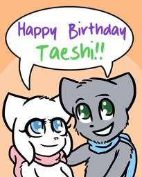birthday Lucy Mike MikexLucy Nijutu_(Artist) Taeshi (2000x2500, 169KB)