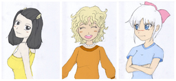Ciffy_(Artist) Daisy human Lucy Rachel (1500x690, 554KB)