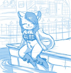 Plusook_(Artist) Sandy sketch (784x810, 459KB)