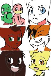 Abbey Chirpy Daisy David Green-Chi_(Artist) Lucy Paulo Yashy (473x700, 216KB)