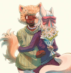 Daisy Faune_(Artist) human human_Daisy Human_Lucy Lucy LucyxDaisy (2048x2107, 8.6MB)