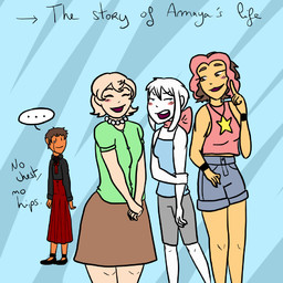 Amaya Camelote_(Artist) Daisy human Lucy Tess (900x900, 318KB)