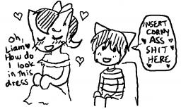 Draw_Stream fancharacter Liam LiamxSandy Sandy Taeshi_(Artist) (855x521, 14KB)