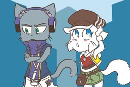 Draw_Stream Lucy Mike parody Taeshi_(Artist) (900x600, 71KB)