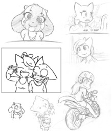 animated JEMCIV_(Artist) McCain meme Mike MikexSandy parody Paulo Rachel Sandy sketch Sue (855x1000, 627KB)