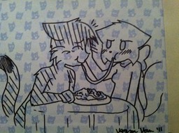 book_sketch commission Lucy Paulo PauloxLucy Taeshi_(Artist) (1024x765, 226KB)