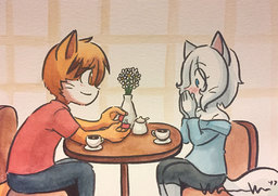 commission Lucy Paulo PauloxLucy Taeshi_(Artist) watercolor (1100x777, 180KB)