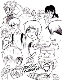 Abbey AbbeyxDaisy Daisy David Lucy Mike MikexSandy Paulo SuitCase Taeshi Timseki_(Artist) (608x777, 234KB)