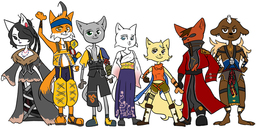 Abbey Daisy David Lucy Mike parody Paulo Reddawn_(Artist) Sandy (800x404, 270KB)