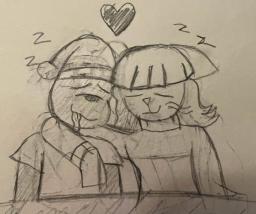 Christmas EzekielWonders_(Artist) Justin JustinxMolly Molly sketch (3024x2531, 388KB)