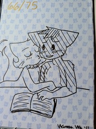 Abbey AbbeyxDaisy book_sketch commission Daisy Taeshi_(Artist) (478x640, 129KB)