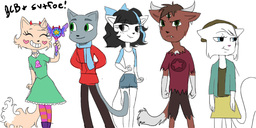 Abbey Daisy Lucy Mike parody Sandy (2000x1000, 325KB)