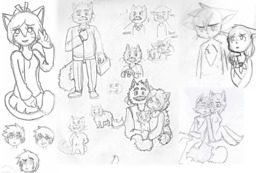 Abbey Daisy Daisy's_Dad Daisy's_Mother human Imp_(Artist) Jasmine Kitten Sue (674x455, 298KB)