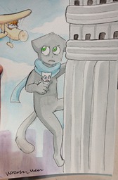 commission ConnectiCon Lucy Mike Paulo Taeshi_(Artist) watercolor (410x623, 418KB)