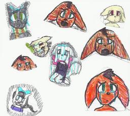 Abbey Daisy Lucy Mike Sandy Shmeba_(Artist) (744x663, 102KB)