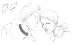 Augustus AugustusxLucy eniena_(Artist) human Lucy sketch (1575x918, 322KB)