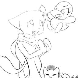 baron_von_jiggly_(Artist) Blur Chirpy Lily Mike Yashy (1000x1000, 76KB)