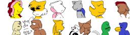 Abbey Blur Daisy David Justin Lucy McCain Mike Molly Paulo Sliviathewolf_(Artist) Sue Tess Yashy (654x179, 15KB)