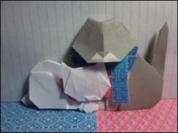 Lucy Mike MikexLucy origami Silentvelcro_(Artist) (584x439, 27KB)