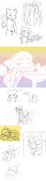 Abbey Augustus blood Chirpy Daisy JEMCIV_(Artist) Jessica JessicaxLucy Lucy Mike Molly Paulo PauloxLucy PauloxMolly sketch (1350x5204, 566KB)